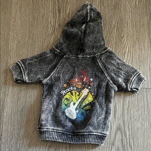 Gray Kids Hoodie with Graphic Design